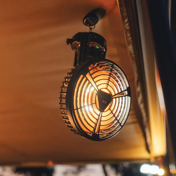 Ventilateur et lampe LED 2 en 1 rechargeable DARCHE