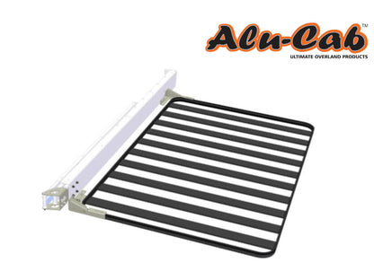 Support Auvent 270° / 180° Alu-Cab sur Galerie Pioneer Rhino Rack sur Xperts4x4 Accessoires 4x4 Off-Road