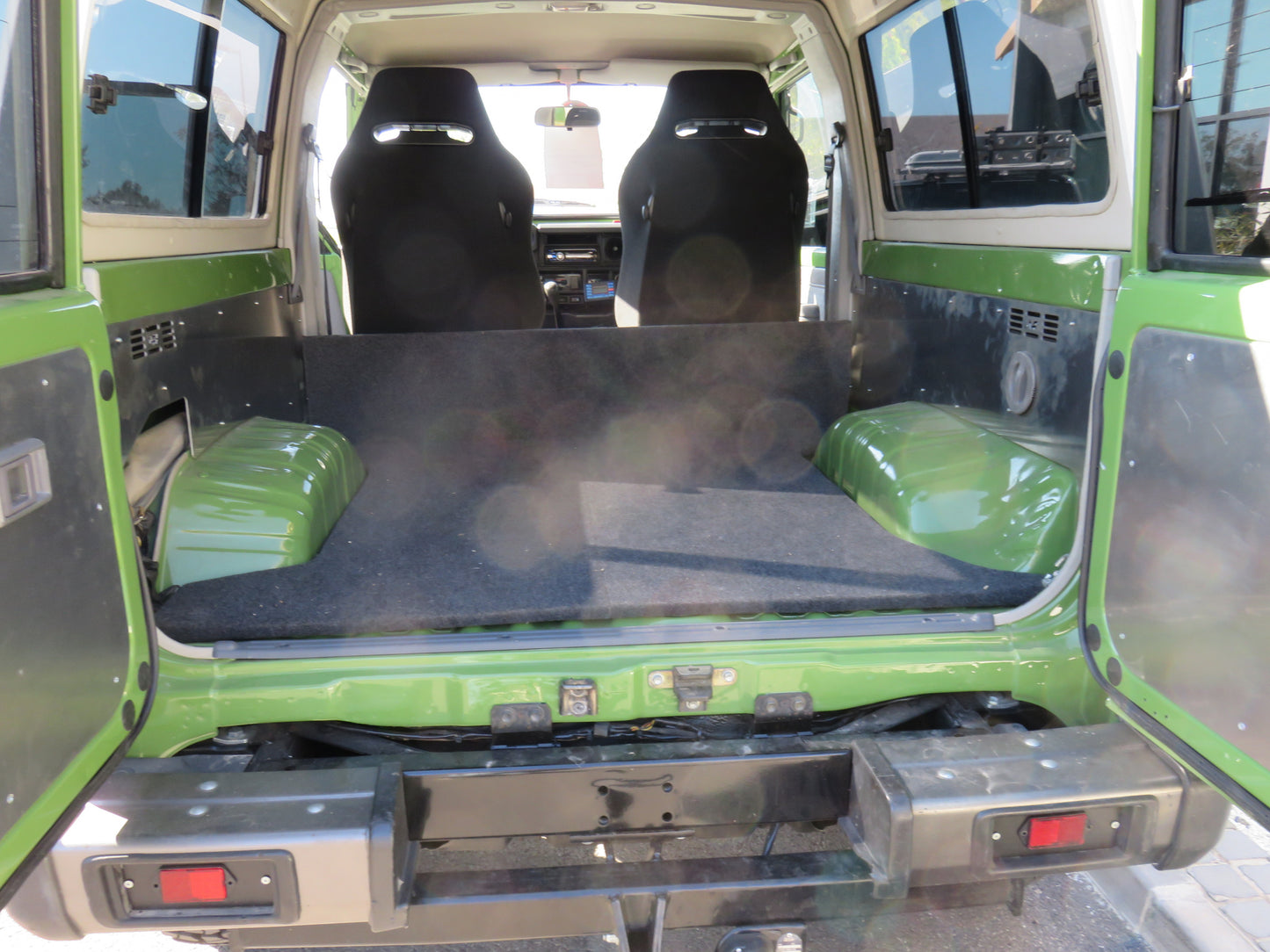 Habillages latéraux de coffre en aluminium 2,5mm pour Toyota Land Cruiser BJ73 LJ73 KZJ73 HZJ73 N4-Offroad, accessoires robustes.