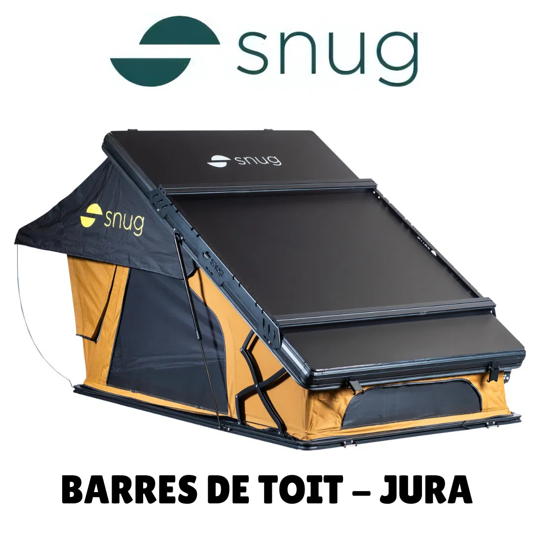 Kit Barres de Portage Tente de Toit SNUG JURA sur Xperts4x4 Accessoires 4x4 Off-Road