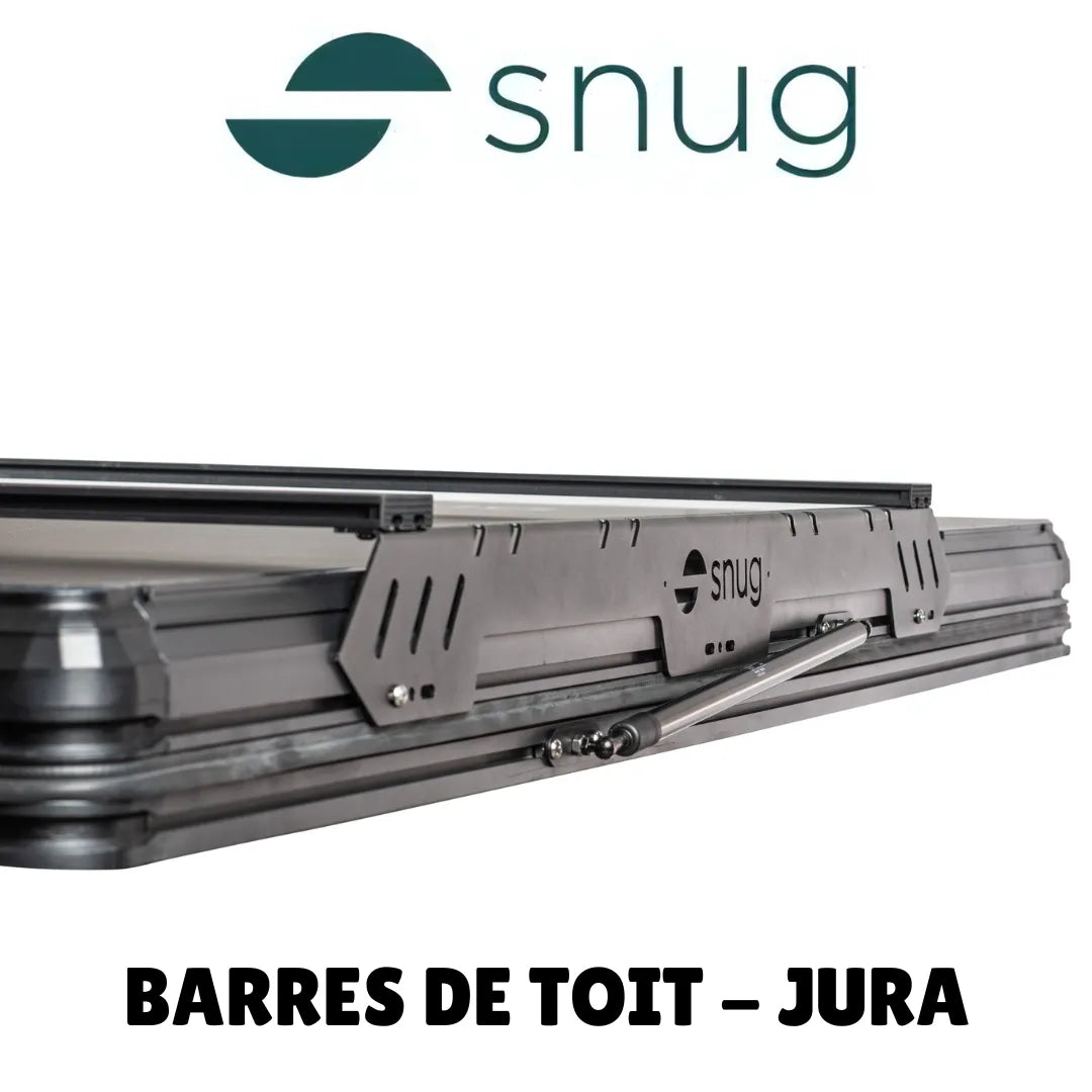 Kit Barres de Portage Tente de Toit SNUG JURA sur Xperts4x4 Accessoires 4x4 Off-Road