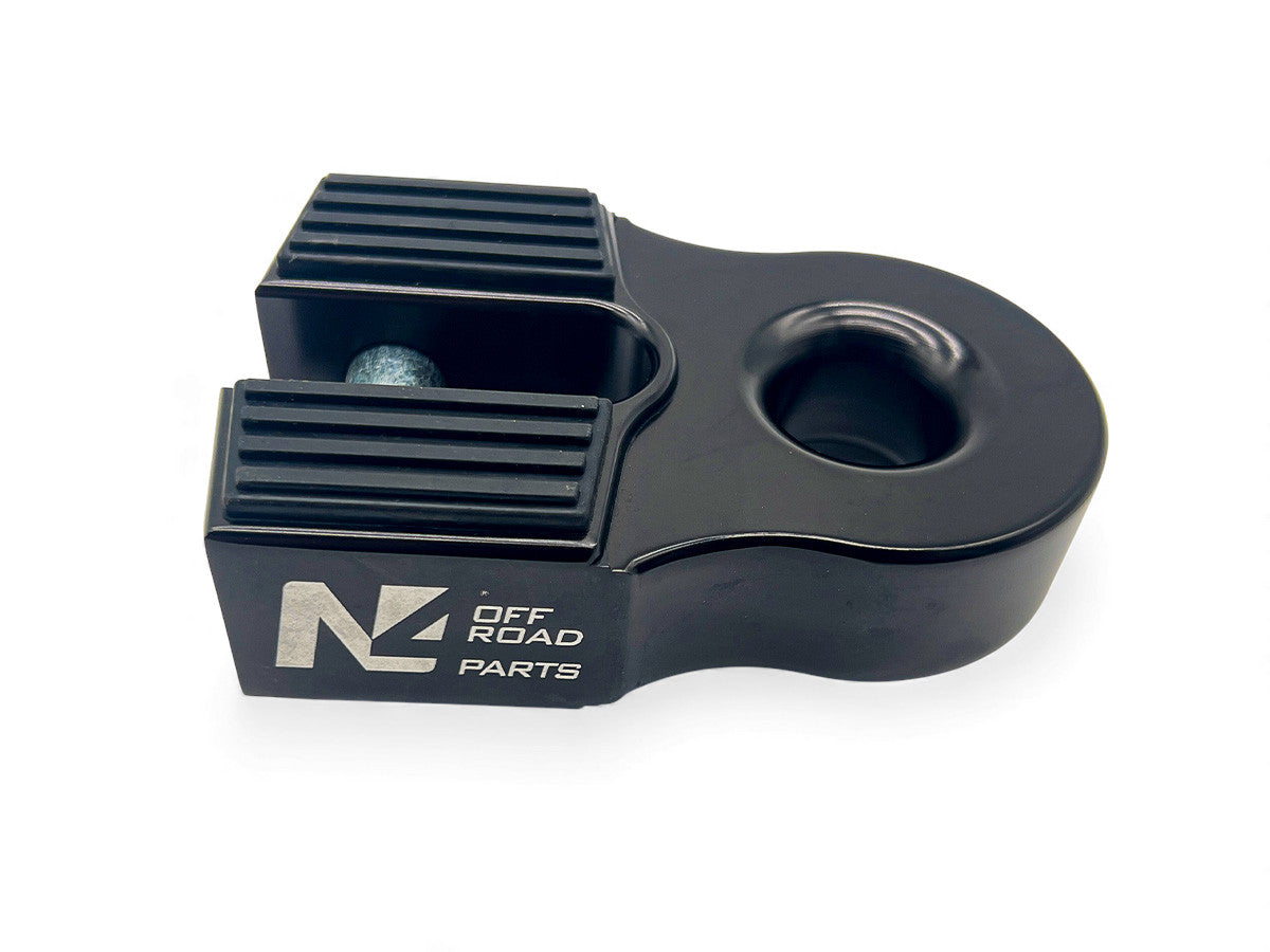 Arrêt de corde 10T alu noir pour manille souple N4-Offroad sur Xperts4x4 Accessoires 4x4 Off-Road