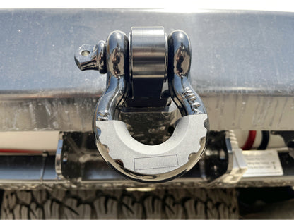 Barre attelage remorquage 50mm acier avec manille de traction 4.7T N4-Offroad sur Xperts4x4 Accessoires 4x4 Off-Road