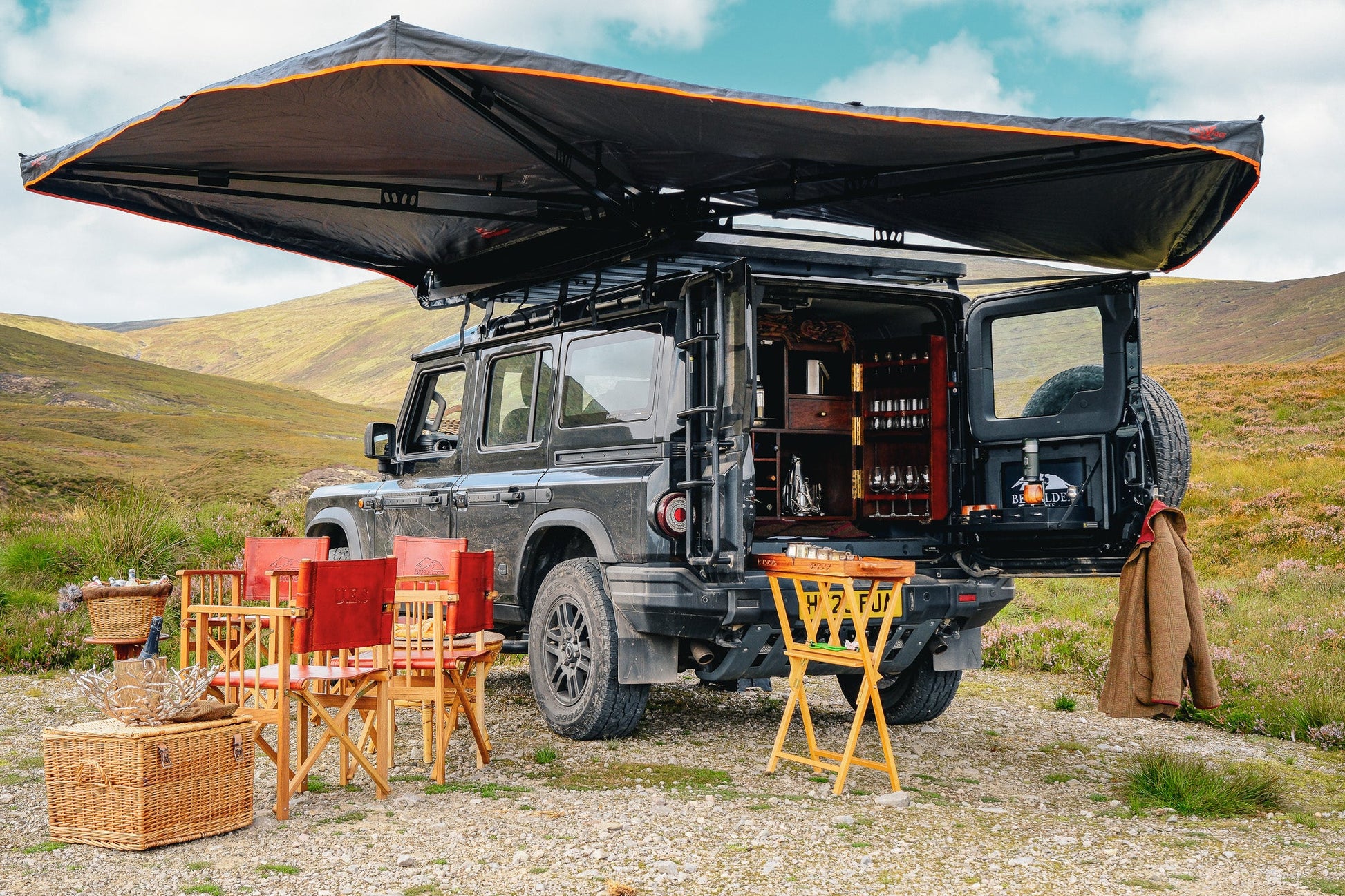 Auvent 270° Autoportant Overland | BULLFACE sur Xperts4x4 Accessoires 4x4 Off-Road