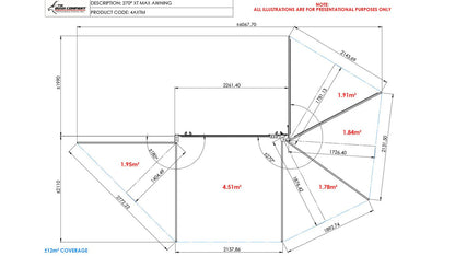 Auvent 270° XT MAX The Bush Company – Auto-Portant 4x4 sur Xperts4x4 Accessoires 4x4 Off-Road