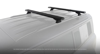 Kit 2 barres de toit 1260 mm système Reconn-deck Land Rover Defender II 110 L663 2020+ - RHINO-RACK sur Xperts4x4 Accessoires 4x4 Off-Road