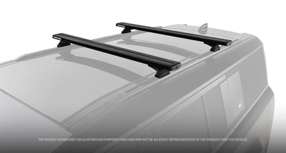 Kit 2 barres de toit 1260 mm système Reconn-Deck Land Rover Defender II 130 L663 2023+ - RHINO-RACK sur Xperts4x4 Accessoires 4x4 Off-Road