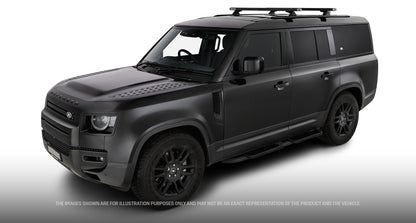Kit 2 barres de toit 1260 mm système Reconn-Deck Land Rover Defender II 130 L663 2023+ - RHINO-RACK sur Xperts4x4 Accessoires 4x4 Off-Road