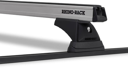 Kit 2 barres de toit noire 1250mm Heavy Duty RCH Trackmount Isuzu D-max TF/R9 1988-2003 - RHINO-RACK sur Xperts4x4 Accessoires 4x4 Off-Road