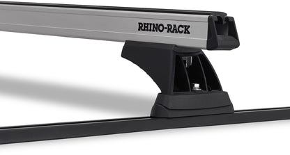 Kit 2 barres de toit noire 1250mm Heavy Duty RCH Trackmount Mitsubishi Pajero NM - NP 2000-2006 - RHINO-RACK sur Xperts4x4 Accessoires 4x4 Off-Road