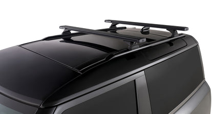 Kit 2 barres de toit noire 1260mm - Reconn-Deck Land Rover Defender II 90 L663 2021+ - RHINO-RACK sur Xperts4x4 Accessoires 4x4 Off-Road