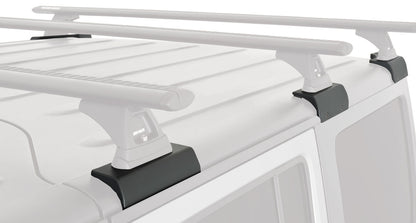Kit 2 barres de toit noire 1500mm RCL Rhino-Rack Backbone Heavy Duty Jeep Wrangler JK 2011-2019 - RHINO-RACK sur Xperts4x4 Accessoires 4x4 Off-Road