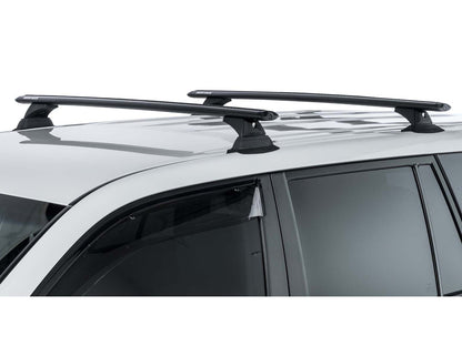 Kit de 2 barres de toit RHINO-RACK Sportz 1260mm pour Honda CR-V 2007-2012, fixation robuste et élégante.