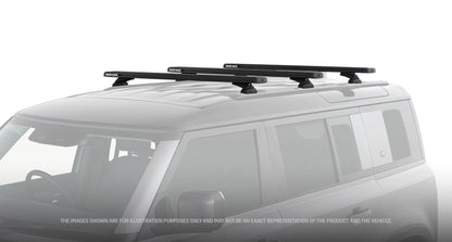 Kit 3 barres de toit 1260 mm système Reconn-Deck Land Rover Defender II 110 L663 2020+ - RHINO-RACK sur Xperts4x4 Accessoires 4x4 Off-Road