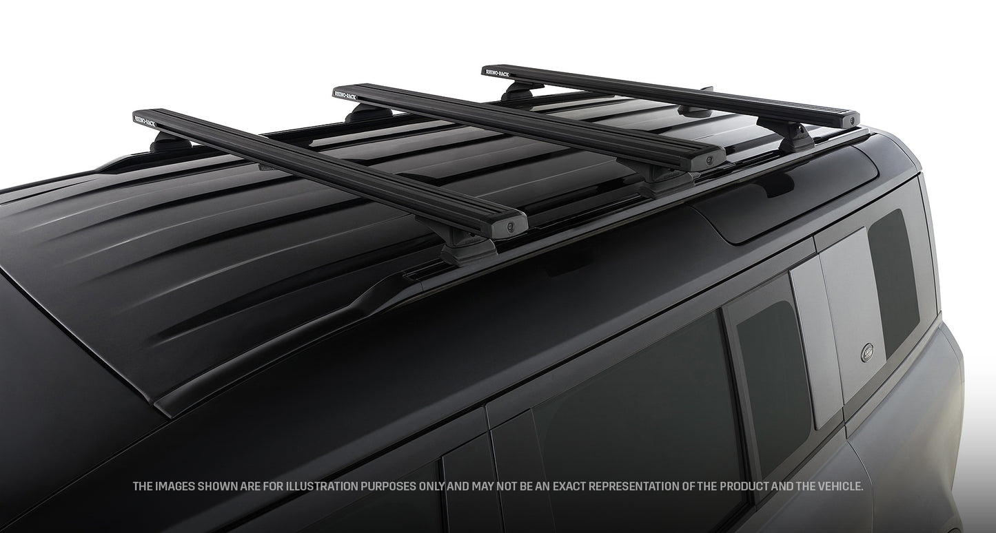 Kit 3 barres de toit 1260 mm système Reconn-Deck Land Rover Defender II 110 L663 2020+ - RHINO-RACK sur Xperts4x4 Accessoires 4x4 Off-Road
