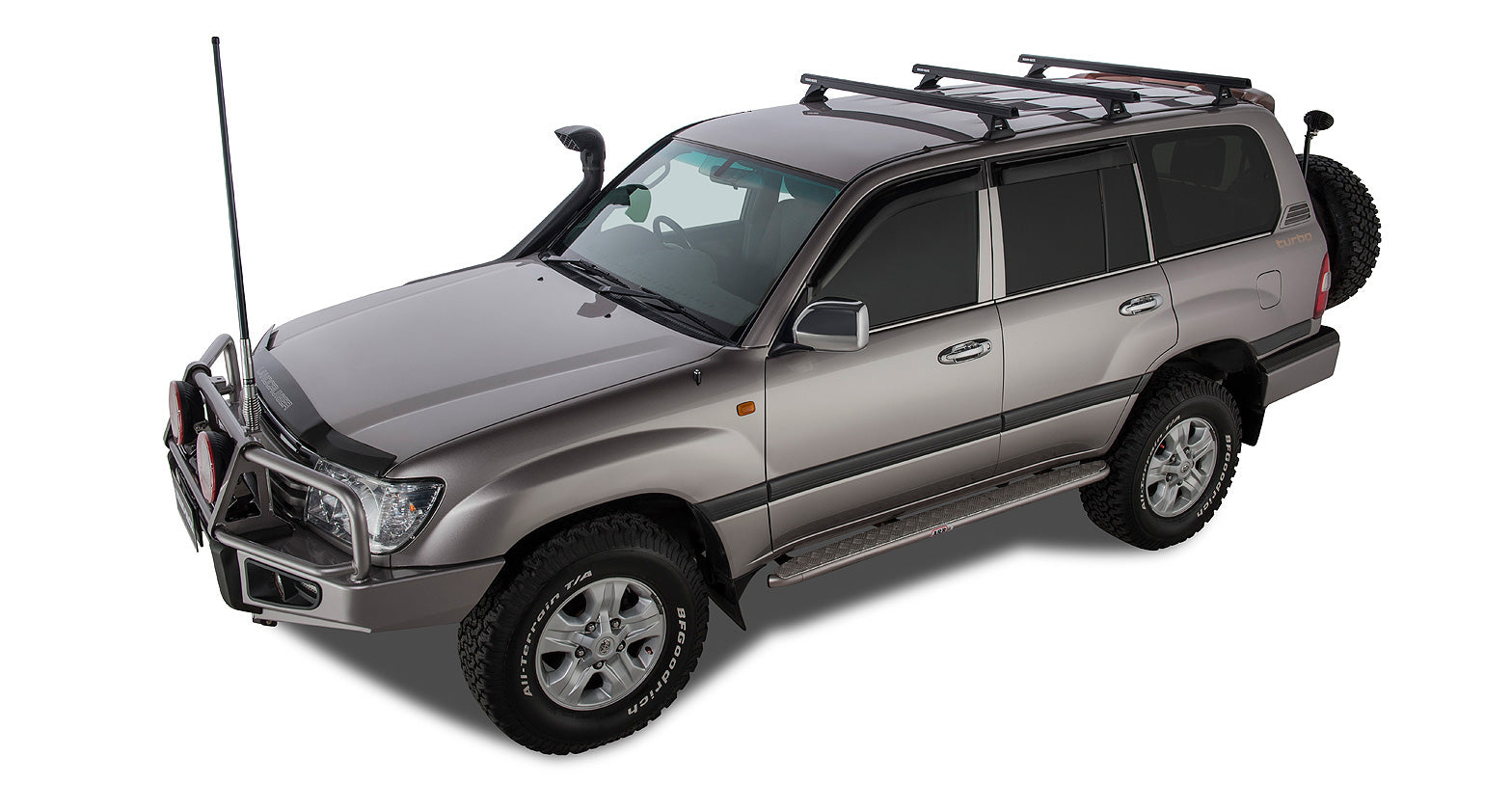 Kit 3 Barres de Toit HEAVY DUTY Rhino-Rack - Land Cruiser HDJ100 sur Xperts4x4 Accessoires 4x4 Off-Road