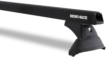 Kit 3 barres de toit noire 1650mm Heavy Duty avec pieds RCH Toyota Hiace Gen VI 2019+ - RHINO-RACK sur Xperts4x4 Accessoires 4x4 Off-Road
