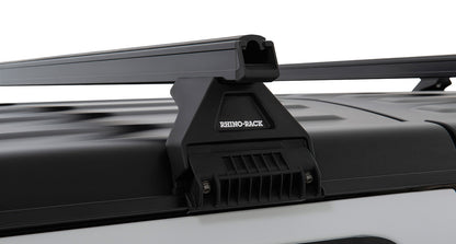 Kit 3 barres de toit noire Heavy Duty 1500mm avec pieds RL110 Jeep Wrangler JL 2019+ - RHINO-RACK sur Xperts4x4 Accessoires 4x4 Off-Road