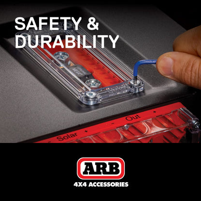 Batterie ARB Slimline 100Ah LiFePO4 avec chargeur DC-DC 40A sur Xperts4x4 Accessoires 4x4 Off-Road