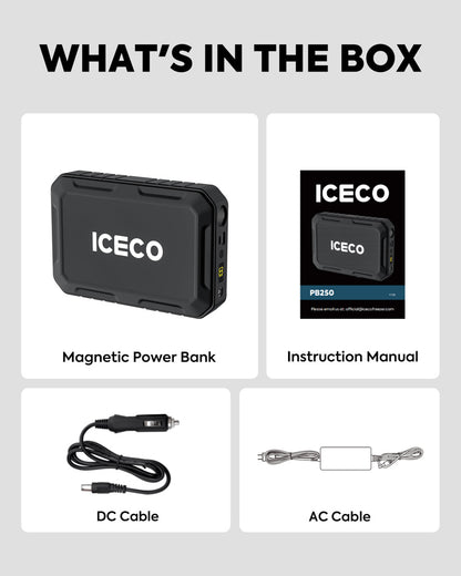 Batterie Portable ICECO Magnetic 250Wh | Spécial Frigo & Tech sur Xperts4x4 Accessoires 4x4 Off-Road