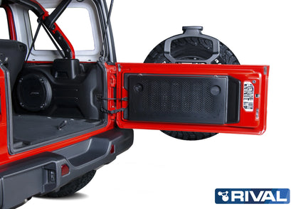 Table Pliante sur Porte Arriere Jeep Wrangler JL - Rival 4x4 sur Xperts4x4 Accessoires 4x4 Off-Road