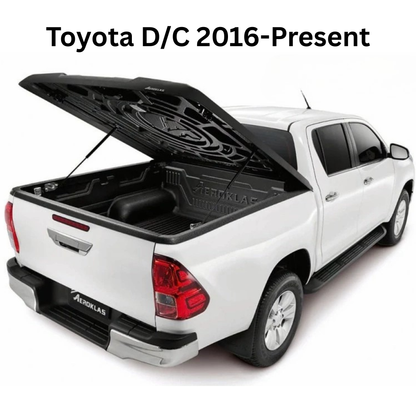 Couvre Benne AEROKLAS Speed – Double Coque ABS - Noir Grainé - Double-Cab sur Xperts4x4 Accessoires 4x4 Off-Road