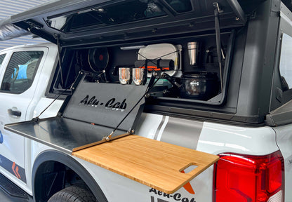 Coffre Cuisine Alu-Cab 1250 mm avec Tablette & Set Complet sur Xperts4x4 Accessoires 4x4 Off-Road