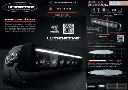 Barre LED Lumidrive SPEED DRIVE 640 - Feux de Position Sélectifs sur Xperts4x4 Accessoires 4x4 Off-Road