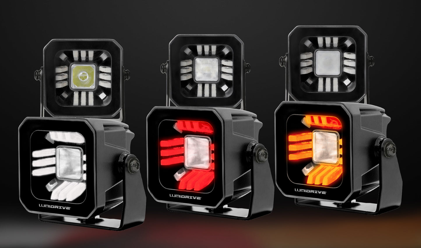 Feux de conduite LED LUMIDRIVE Dark Drive - Puissance & Style sur Xperts4x4 Accessoires 4x4 Off-Road