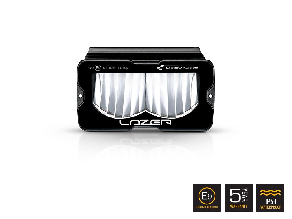 LAZER LAMPS Carbon-2 Conduite Mode Jaune — Phare LED Compact 3120 lm sur Xperts4x4 Accessoires 4x4 Off-Road