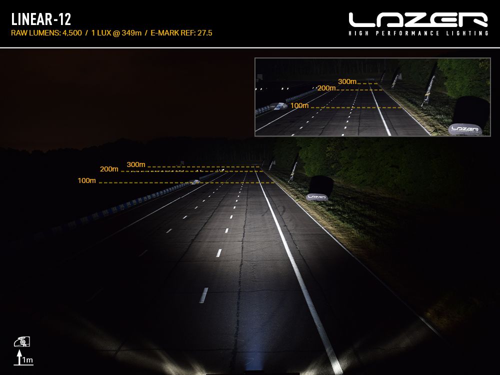 LAZER LAMPS Linear-12 — Barre LED 4500 lm sur Xperts4x4 Accessoires 4x4 Off-Road