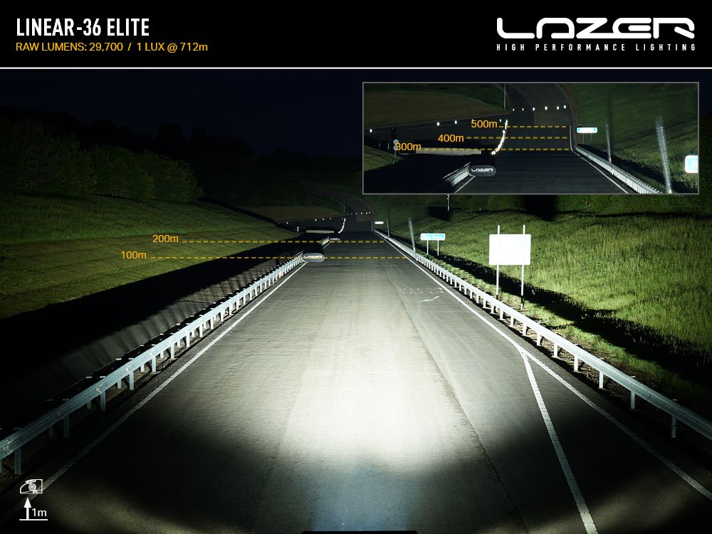 LAZER LAMPS Linear-36 Elite — Barre LED 29700 lm sur Xperts4x4 Accessoires 4x4 Off-Road