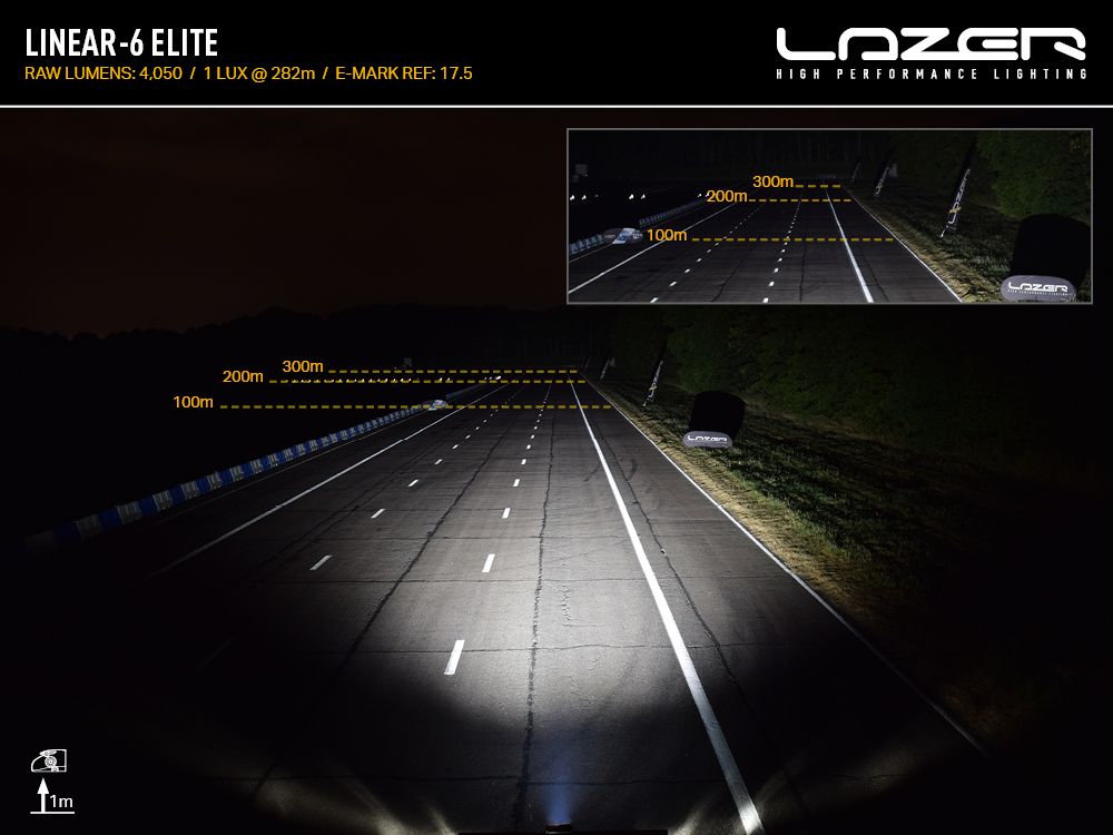 LAZER LAMPS Linear-6 Elite — Barre LED 4050 lm sur Xperts4x4 Accessoires 4x4 Off-Road