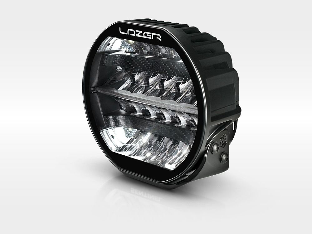 LAZER LAMPS Sentinel 9'' Chrome - Support Slim — Phare Additionnel LED - BYD Shark 2024+