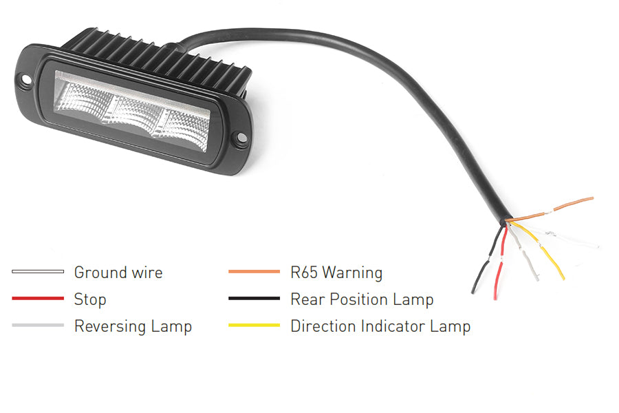 LUMIDRIVE ADVERTISOR - Feu LED Signalisation Arrière Étanche sur Xperts4x4 Accessoires 4x4 Off-Road