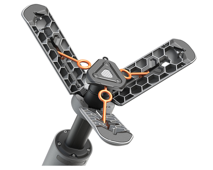 OuTask Lampe Télescopique LED Outdoor 720° - Jaune Désert sur Xperts4x4 Accessoires 4x4 Off-Road