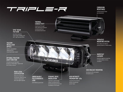 Phare LED LAZER LAMPS Triple-R 750 Gen2 - Éclairage Longue Portée 4x4 sur Xperts4x4 Accessoires 4x4 Off-Road