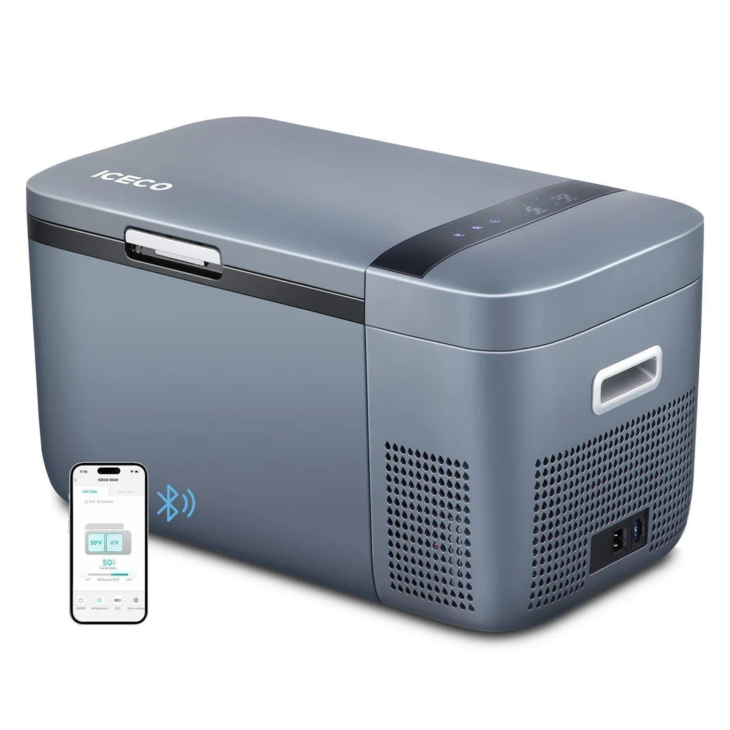 Frigo Congélateur ICECO GO20 Dual-Zone Gris – L'autonomie 4x4 sur Xperts4x4 Accessoires 4x4 Off-Road