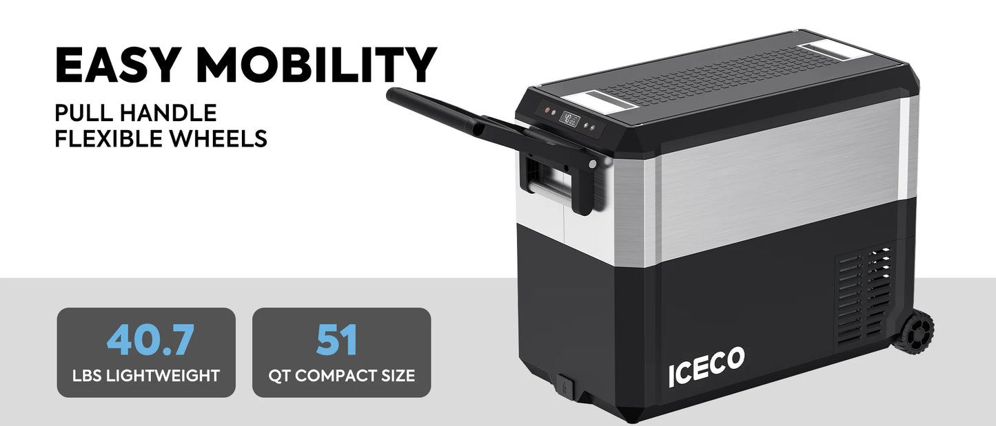 Glacière Compresseur ICECO JP50 PROS 50L – Frigo/Freezer Off-Road sur Xperts4x4 Accessoires 4x4 Off-Road