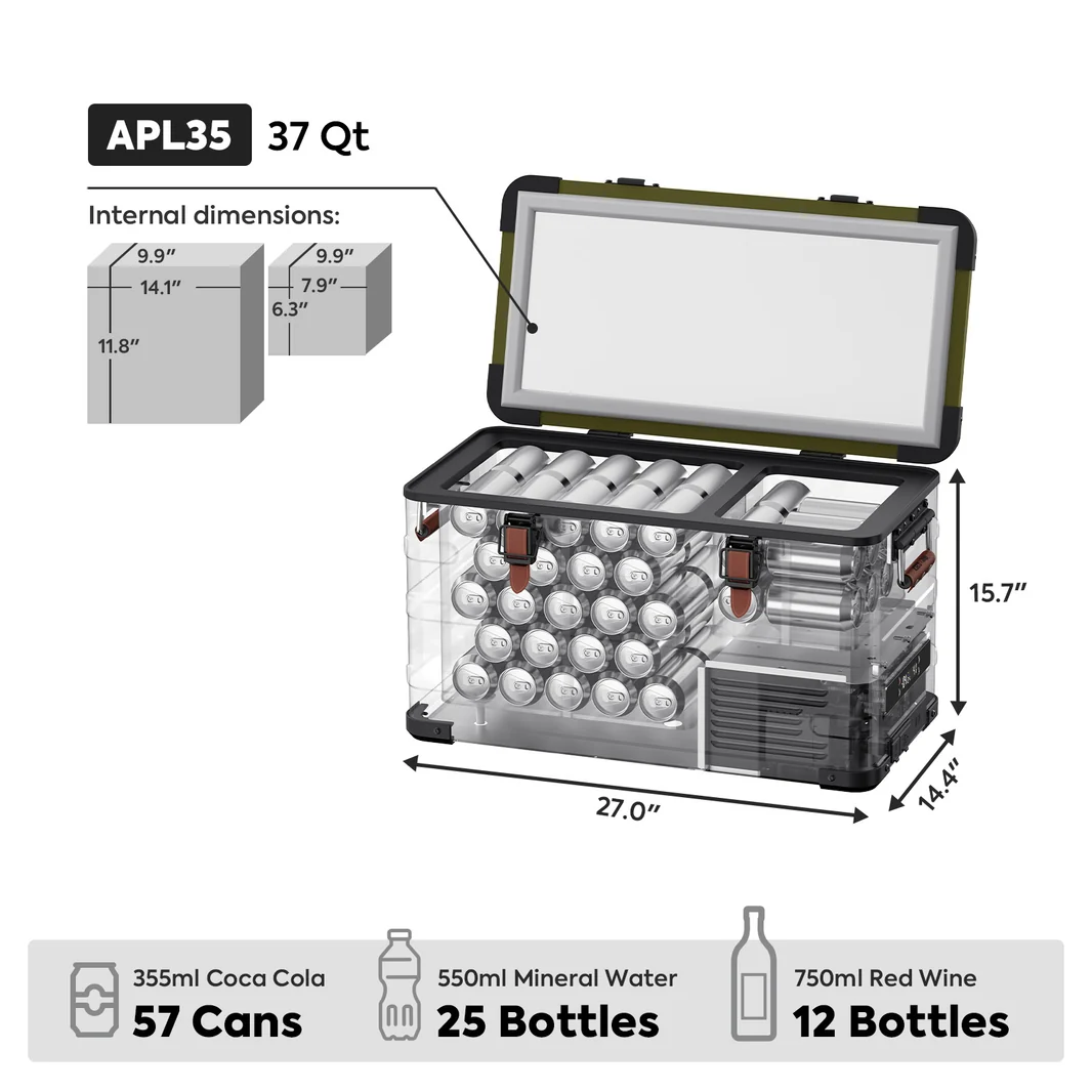 ICECO × Jeep® APL35 Limited Edition – Réfrigérateur Congélateur 12V Dual Zone 35L en Aluminium sur Xperts4x4 Accessoires 4x4 Off-Road