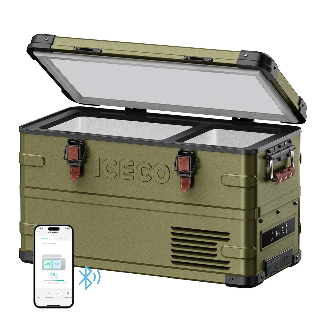 ICECO × Jeep® APL35 Limited Edition – Réfrigérateur Congélateur 12V Dual Zone 35L en Aluminium sur Xperts4x4 Accessoires 4x4 Off-Road