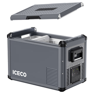 Refrigerateur/Congelateur ICECO 45L Double Compartiments - Gris sur Xperts4x4 Accessoires 4x4 Off-Road
