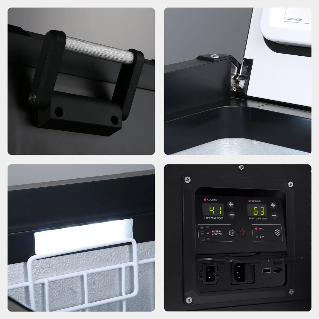Réfrigérateur congélateur ICECO VL75PROD 75 L - double zone - noir Xperts 4x4