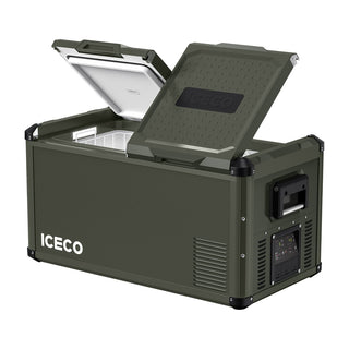 Refrigerateur/Congelateur ICECO 75L Double Compartiments - Vert sur Xperts4x4 Accessoires 4x4 Off-Road