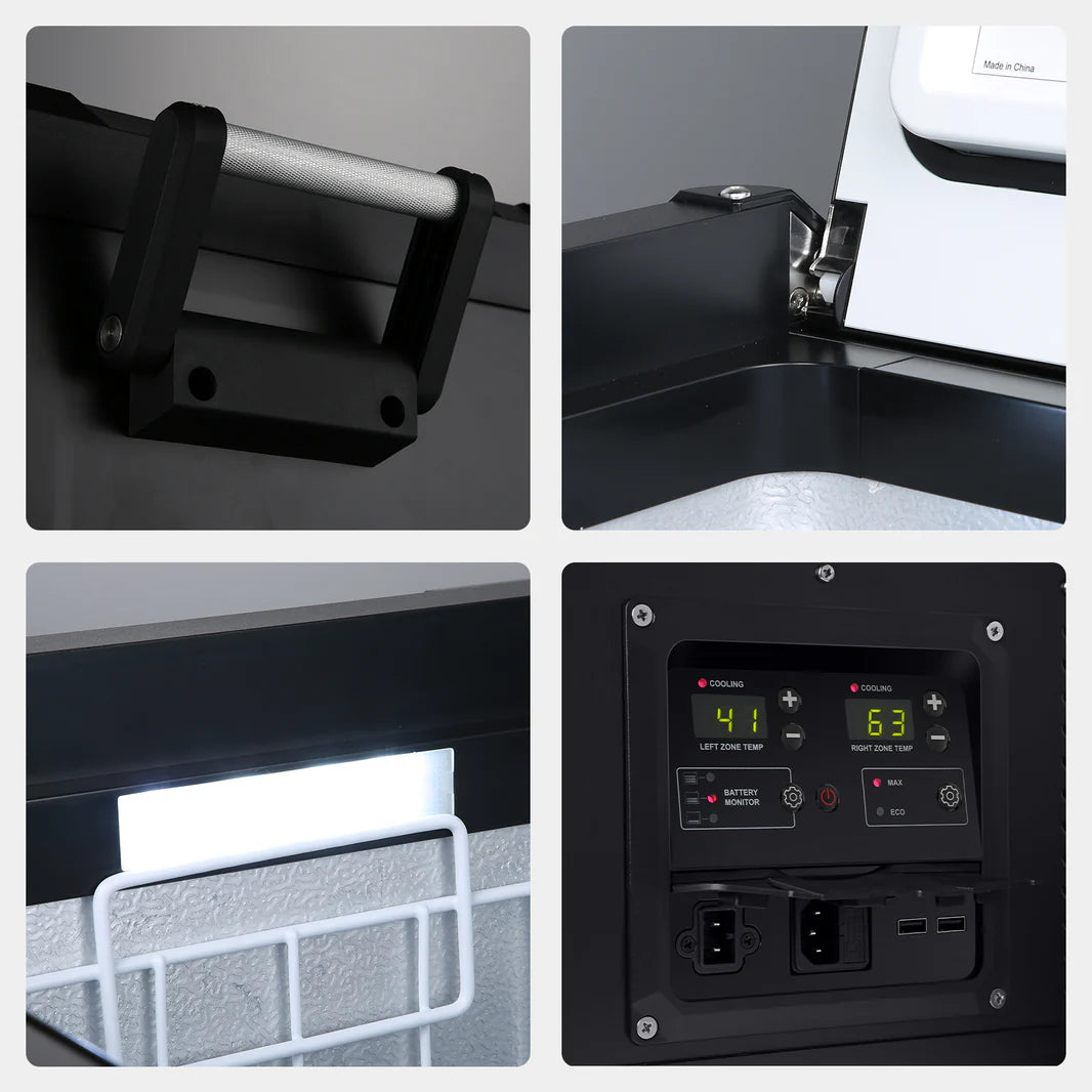 Refrigerateur/Congelateur ICECO 75L Double Compartiments - Vert sur Xperts4x4 Accessoires 4x4 Off-Road