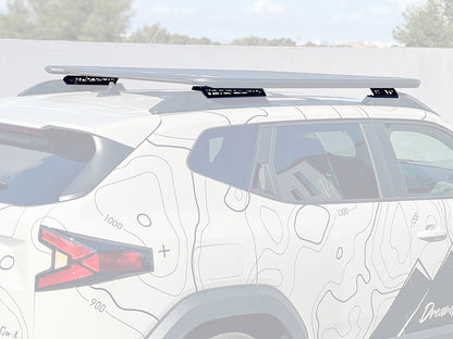 Kit fixation pour installation de galerie de toit Rhino Rack sur Dacia Duster 2024+ N4 Offroad, supports robust et fixation solide.