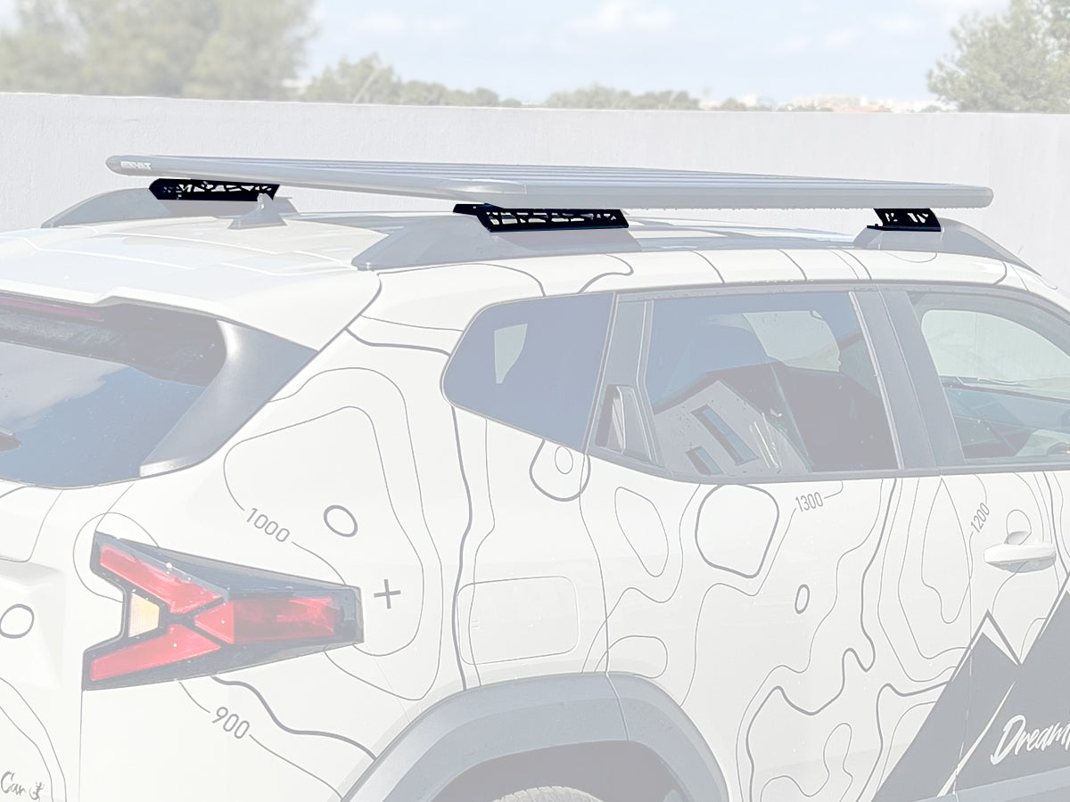 Kit Galerie intégrale Pioneer 1500x1240mm Rhino-Rack - Dacia Duster 2024+ sur Xperts4x4 Accessoires 4x4 Off-Road