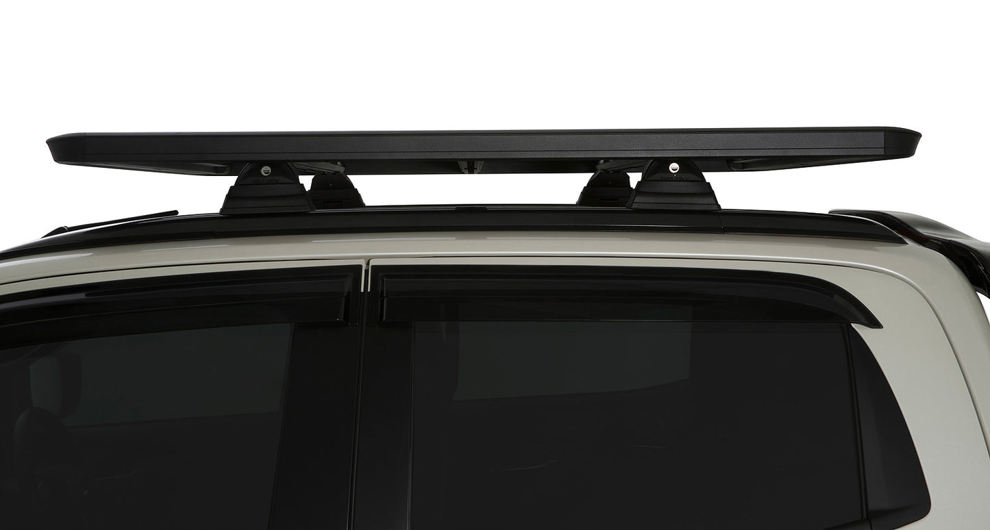 Galerie de toit Pioneer 6 de Rhino-Rack avec pieds RCL, dimensions 1300x1240mm, pour véhicule tout-terrain.