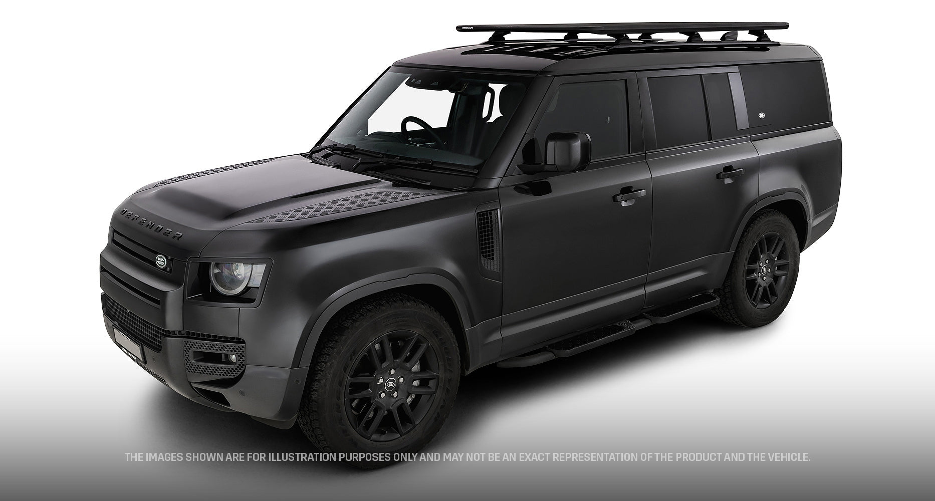 Kit galerie RHINO-RACK Pioneer 6 2100x1240mm pieds RCL Land Rover Defender II 130 L663 - RHINO-RACK sur Xperts4x4 Accessoires 4x4 Off-Road