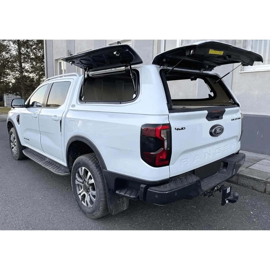 Hardtop Ford Ranger/Raptor 2023+ | WorkFleet FORD Aeroklas | Fenêtres Battantes sur Xperts4x4 Accessoires 4x4 Off-Road